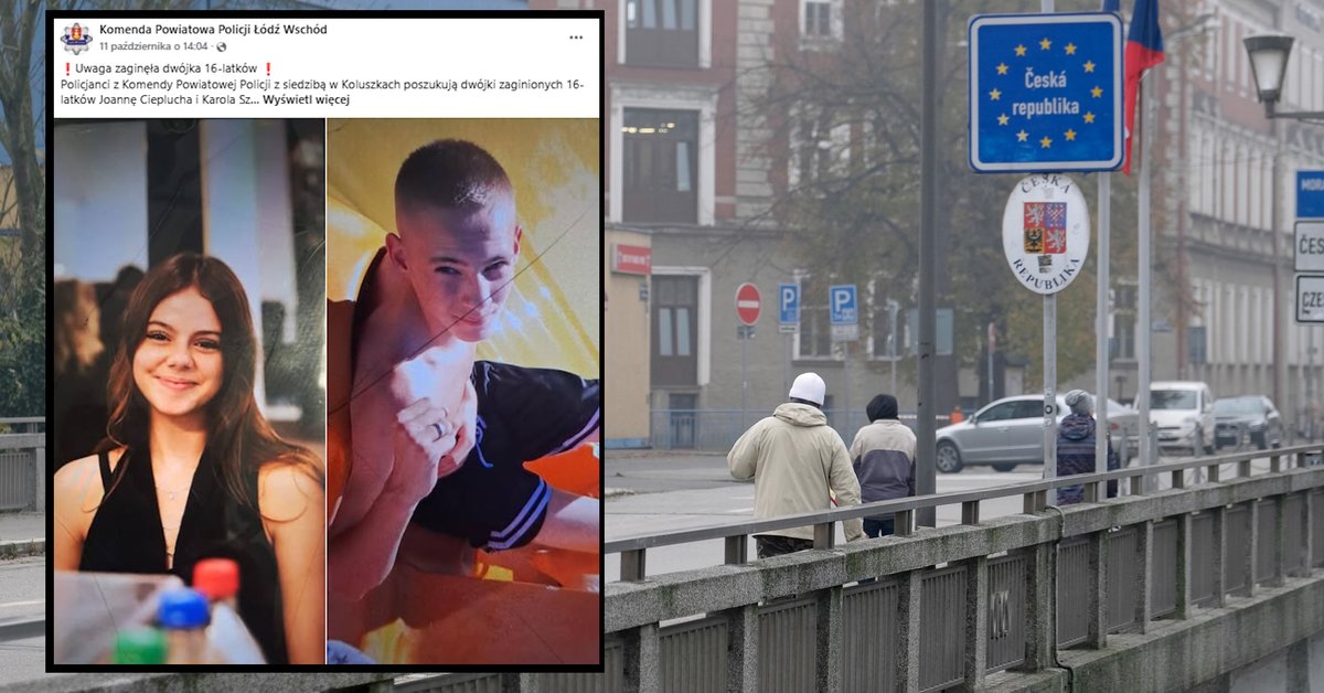 Zaginiona para nastolatków przeszła do Czech? Poszukiwania trwają od tygodnia