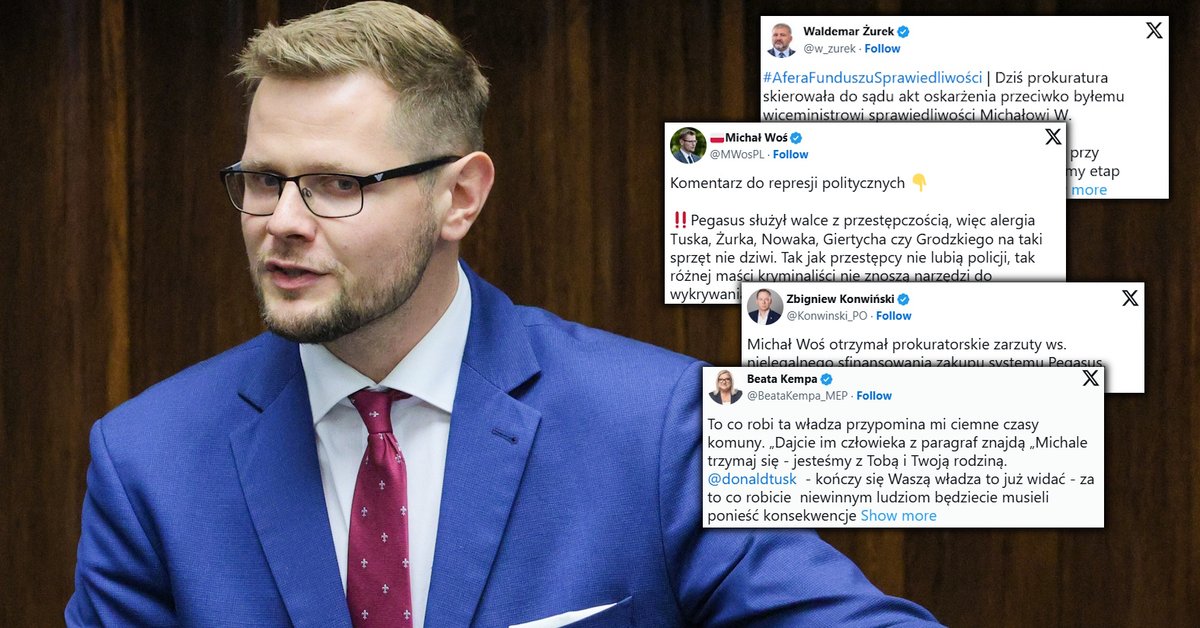 Michał Woś z aktem oskarżenia. W sieci zawrzało. "Dowód na paniczny strach tej władzy"