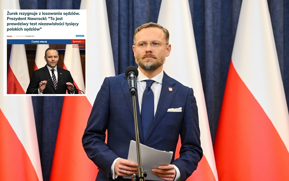 Prezydent zwrócił się do TK ws. decyzji Żurka o sędziach