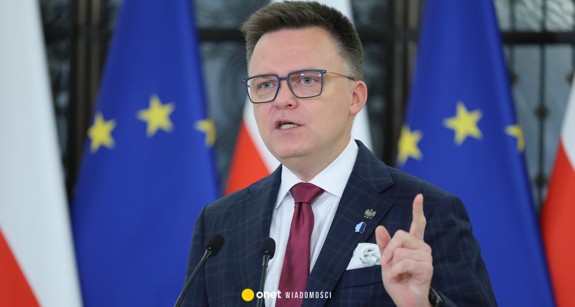 Przesłuchanie Szymona Hołowni przerwane. "Na wniosek marszałka"