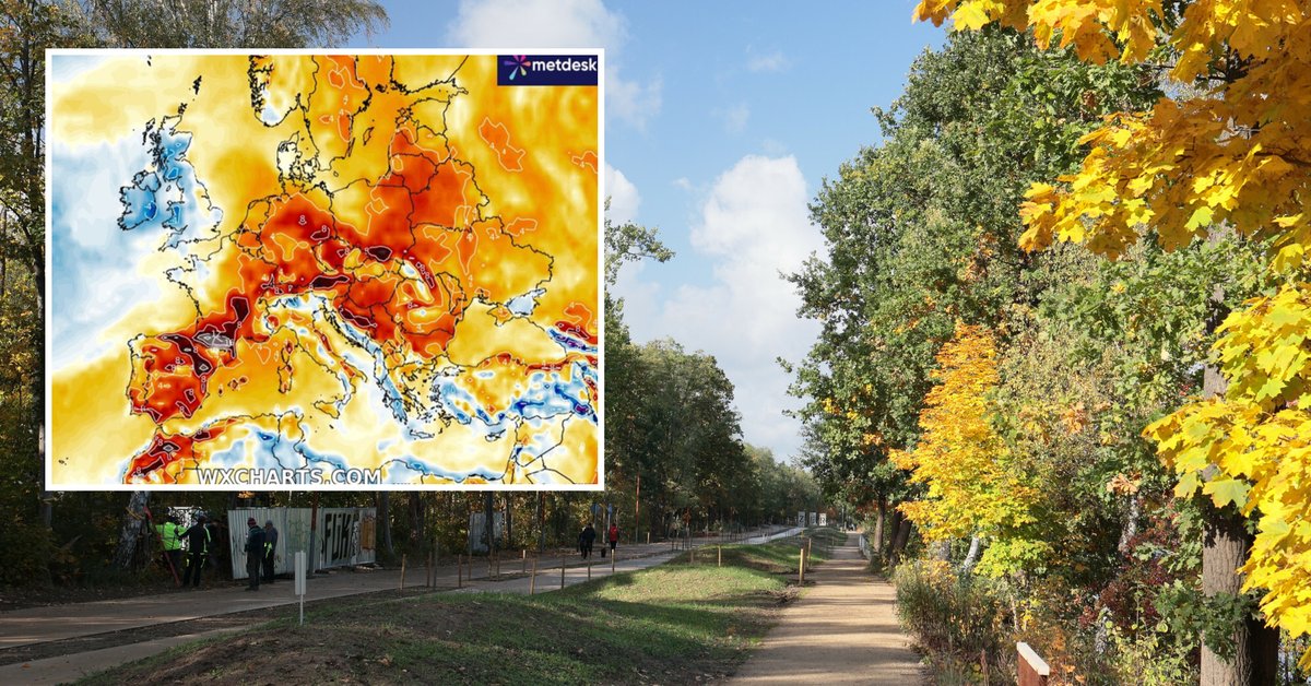Prognozowana temperatura maksymalna w Polsce w kolejnych dniach