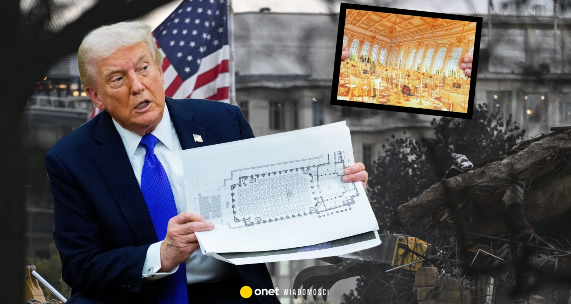 "Budowlaniec z zawodu" demoluje Biały Dom. Kulisy kontrowersyjnego projektu Trumpa. Wielka afera w USA