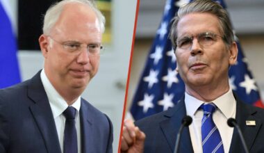 Kiriłł Dmitrijew i Scott Bessent