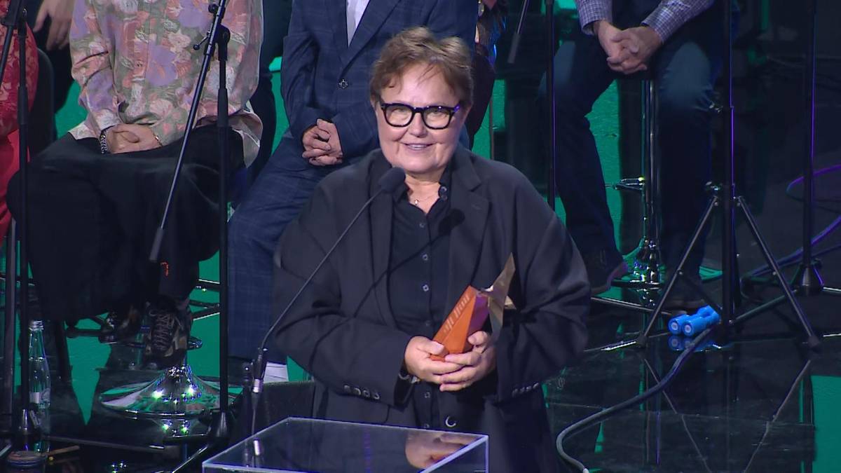 Dziennikarka "Wydarzeń" Małgorzata Ziętkiewicz z Nagrodą Ministra Kultury