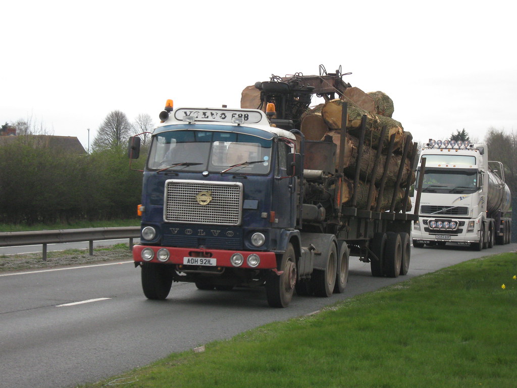 ADH921L Volvo F88 near Ross-on-Wye on 30-3-2009