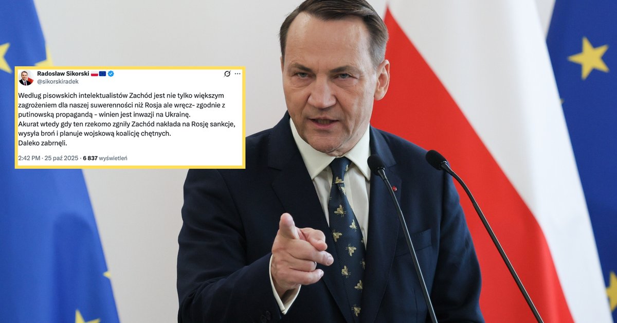 Radosław Sikorski zobaczył zdania z konwencji PiS i uderzył. "Daleko zabrnęli" - Onet