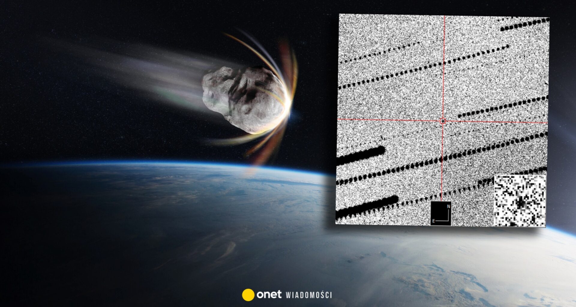 Asteroida bardzo blisko Ziemi. Została odkryta ją dopiero po fakcie