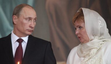 Władimir Putin z żoną Ludmiłą, 24 kwietnia 2011 r.