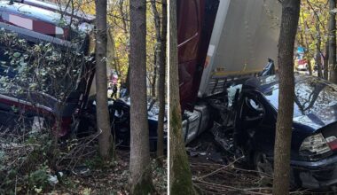 Tragiczny wypadek przy przejściu granicznym. Ciężarówka staranowała kilka aut