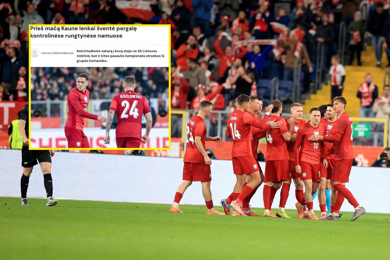 Litwini zareagowali na mecz Polski. Tak nazwali Lewandowskiego