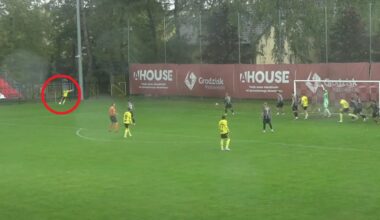 Spektakularne gole w meczu Widzewa. Pierwszy bezpośrednio z rzutu rożnego