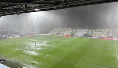 Sędzia nie miał wyboru. Musiał przerwać mecz Ligi Konferencji