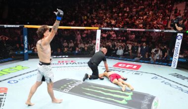 Padł jak rażony piorunem. Przerażający nokaut na gali UFC. Jest nagranie