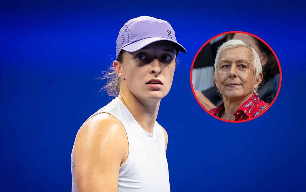 Poszło w świat. Oto jak Navartilova nazwała Świątek