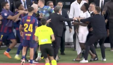Czerwona kartka i się zaczęło. Afera na sam koniec El Clasico