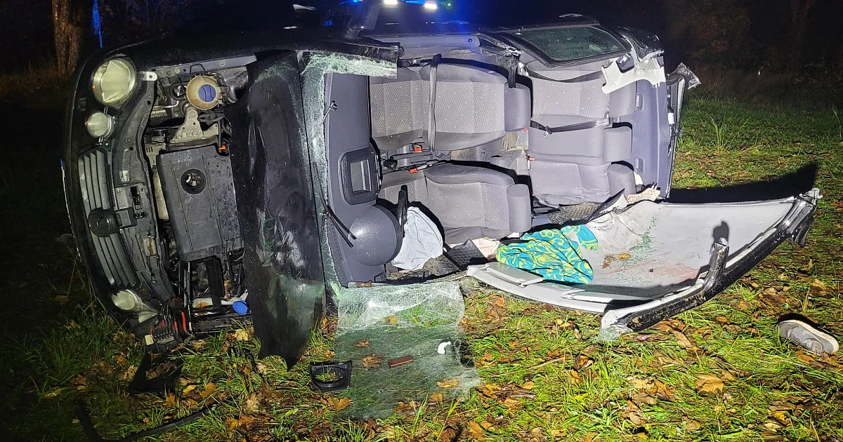 Tragiczny wypadek pod Szczecinkiem. Dwie osoby nie żyją