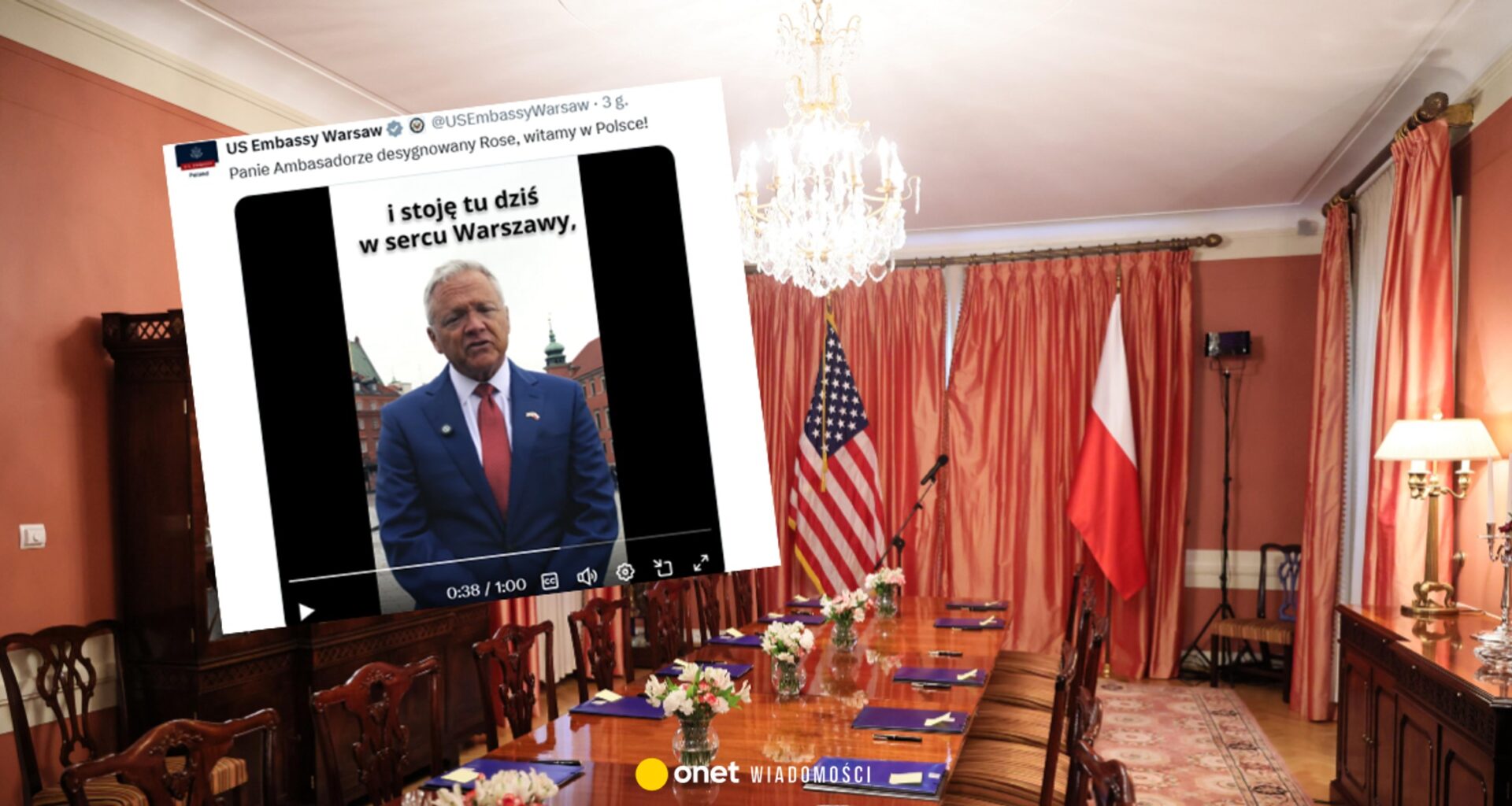 Nowy ambasador USA już w Warszawie. Zwrócił się do Polaków