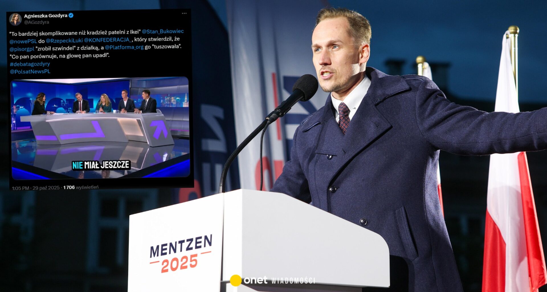 Awantura o CPK. Poseł nagle zaczął mówić o kradzieży patelni [WIDEO]