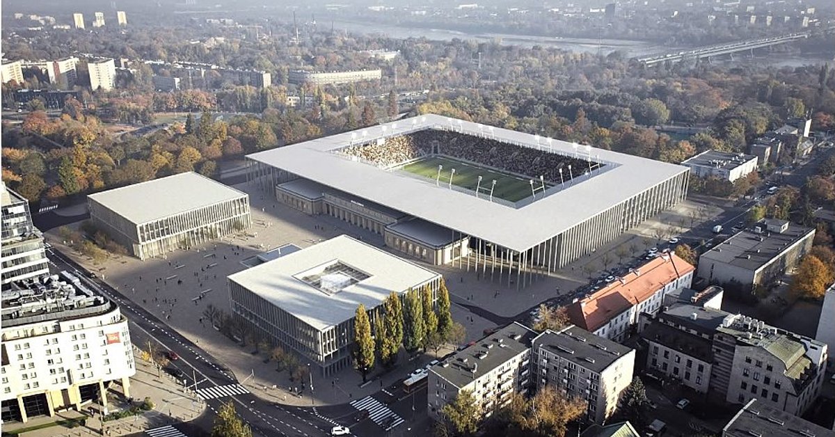 Polonia Warszawa będzie miała nowy stadion. Źródło: Miasto Stołeczne Warszawa