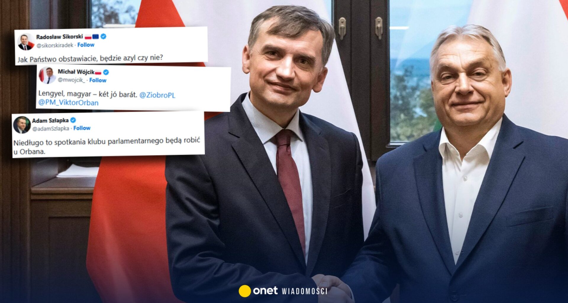 Wizyta Zbigniewa Ziobry u Victora Orbana. Fala komentarzy. "Brzydko się zestarzało"