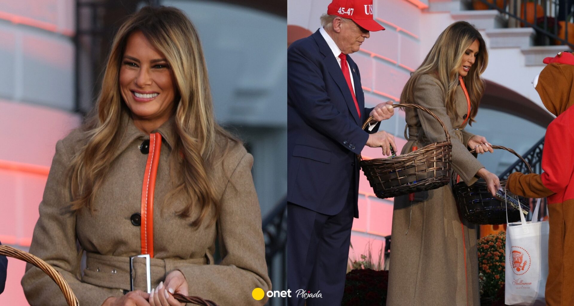 Melania Trump zachwyca stylizacją na Halloween. Ekspertka: majstersztyk klasyki