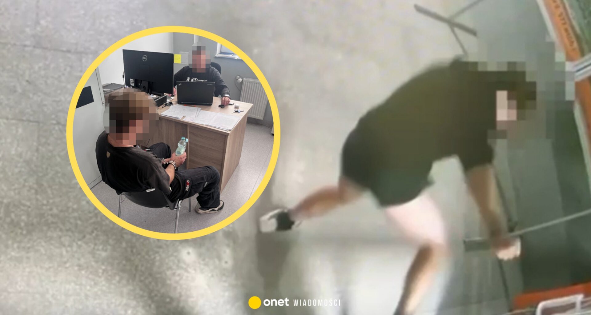 Włamał się do szkoły podstawowej. Policja pokazała nagranie