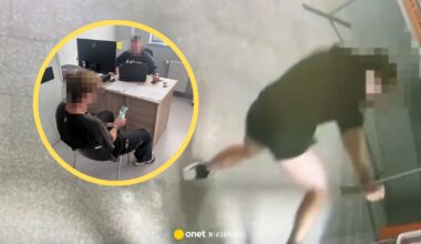 Włamał się do szkoły podstawowej. Policja pokazała nagranie