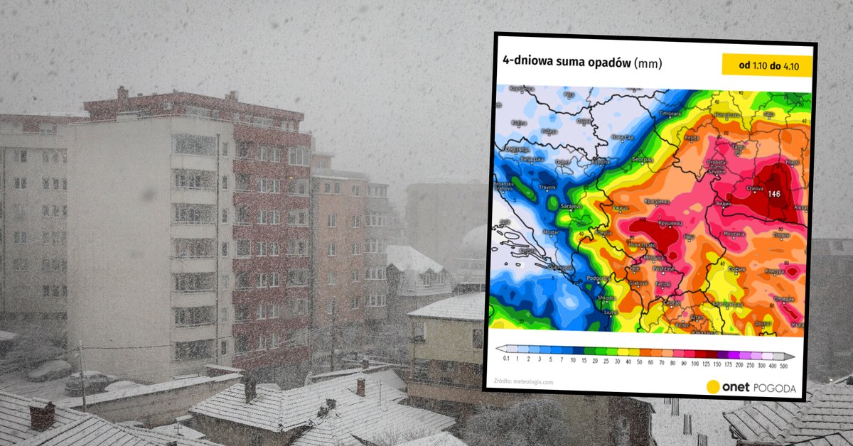 Miejscami na Bałkanach będzie o 16-20 st. C chłodniej niż zwykle o tej porze roku