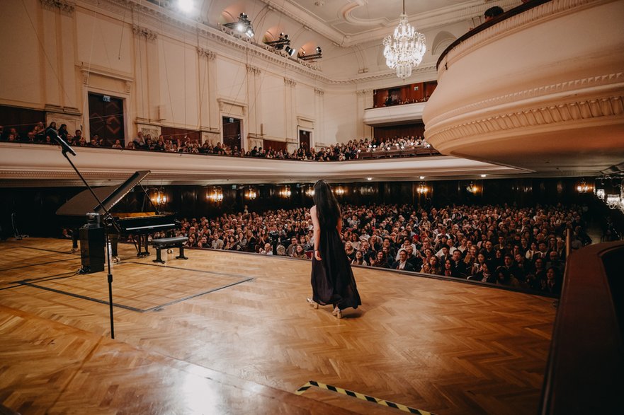 Tianyao Lyu podczas występu w ramach konkursu chopinowskiego