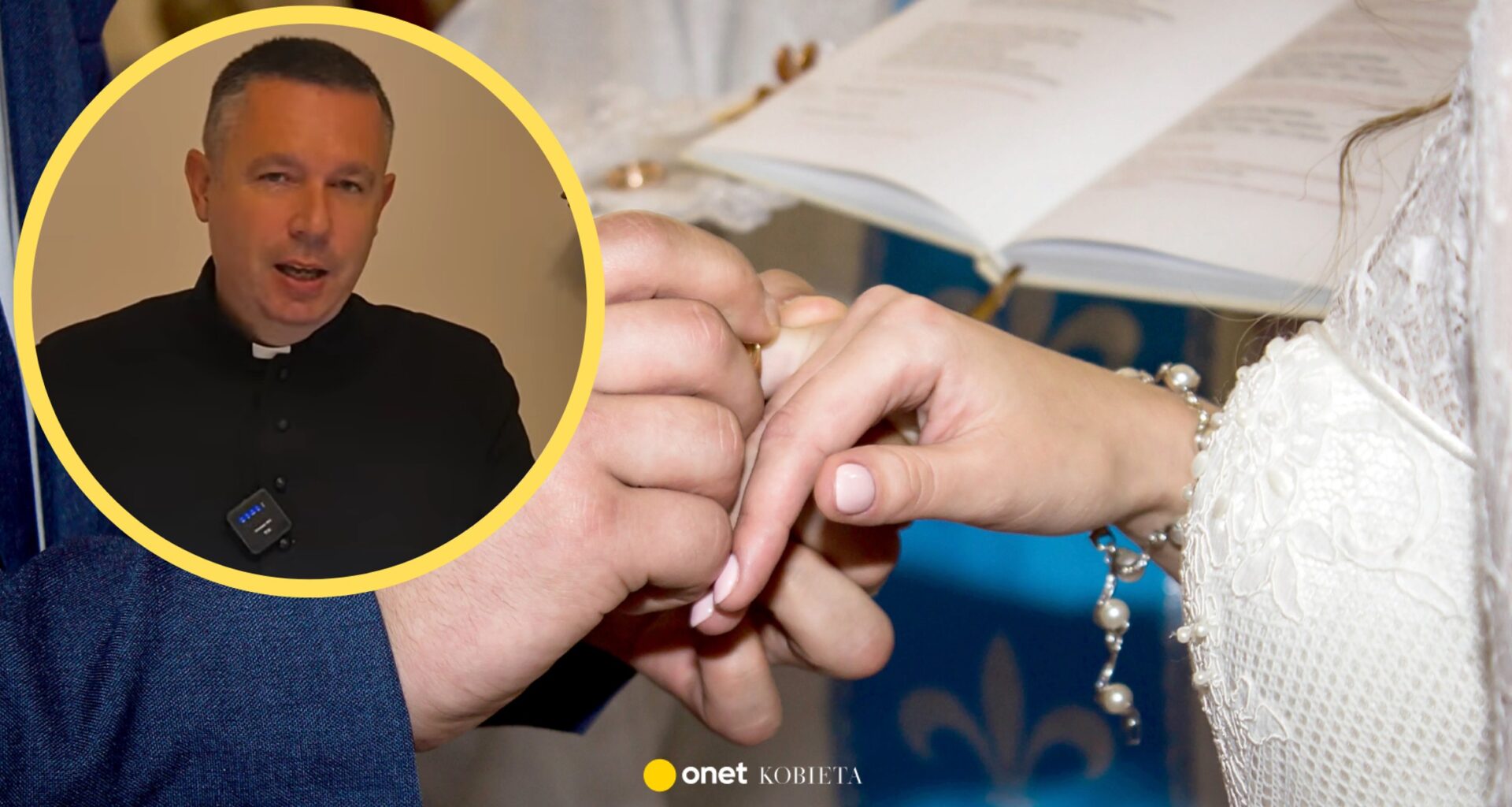 Popularny ksiądz ujawnia, ile ludzie płacą za ślub. Nie kryje żalu
