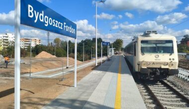 Nowy peron na przystanku Bydgoszcz Fordon ułatwia podróż koleją