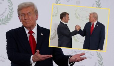 Donald Trump i Emmanuel Macron siłowali się przed kamerami. Ekspertka rozszyfrowała, co szeptali