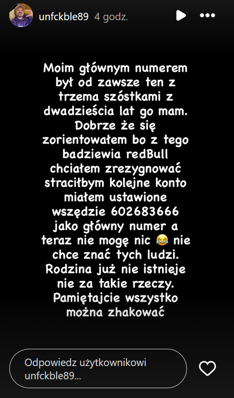 Daniel Martyniuk uderza w rodzinę