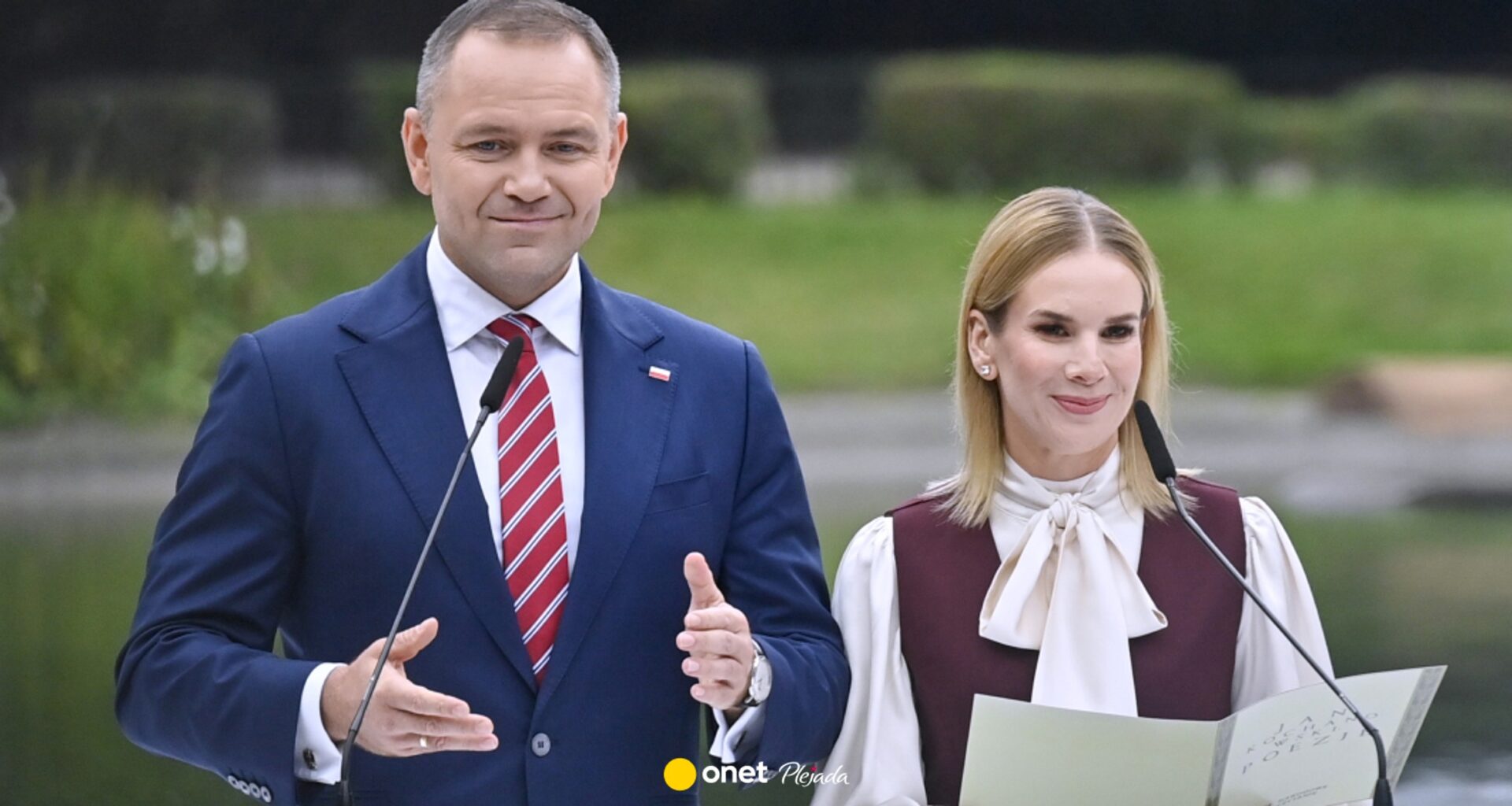 Karol Nawrocki o działalności swojej żony. Nie krył dumy