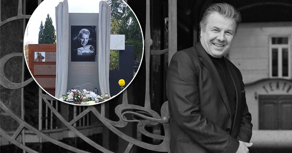 Niezwykły grób Emiliana Kamińskiego. Nigdzie nie ma takiego nagrobka