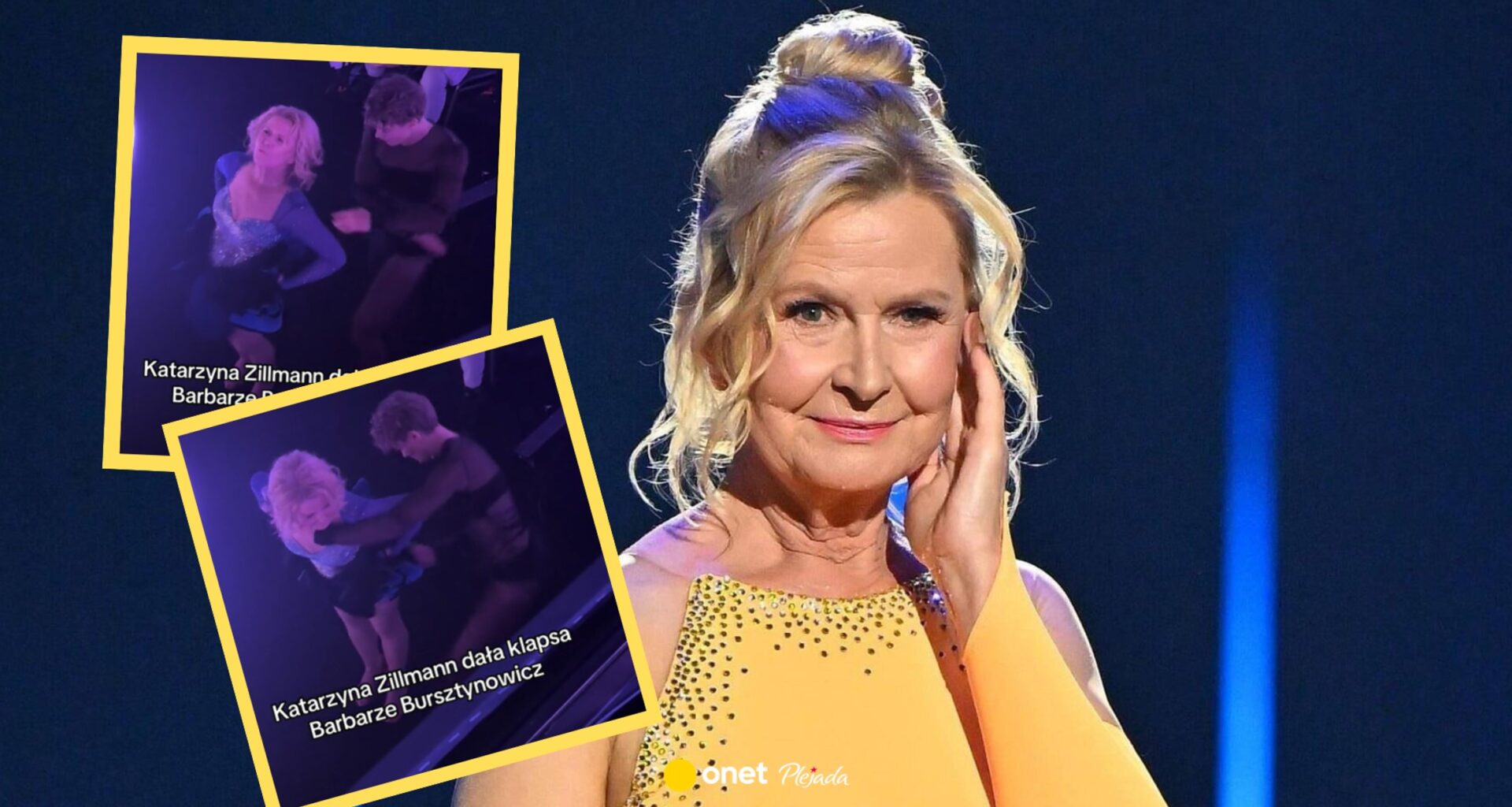Tak Bursztynowicz i Zillmann bawiły się za kulisami. Wszystko się nagrało