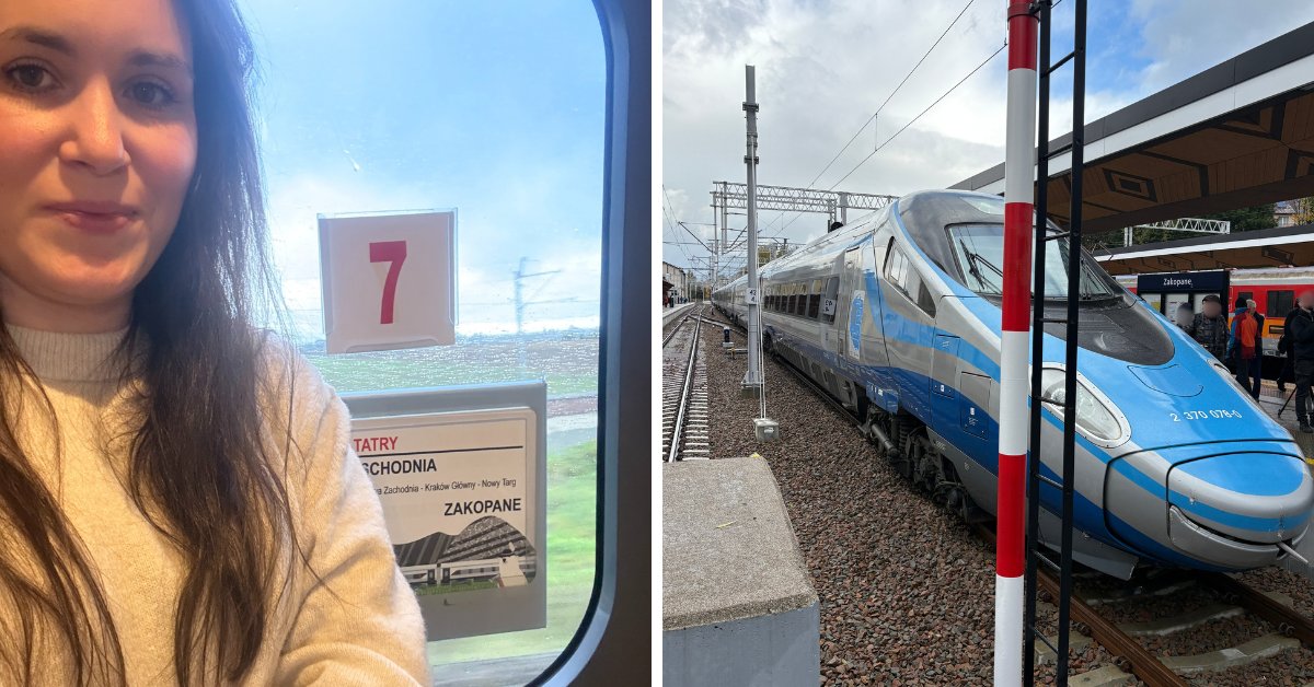 Z Warszawy do Zakopanego w 4 godz. 19 min. Pojechaliśmy pierwszym pendolino na tej trasie
