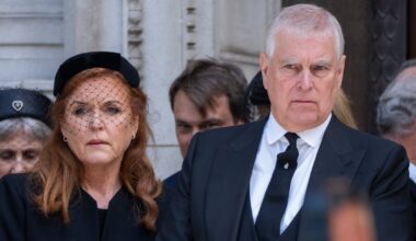 Sarah Ferguson i książę Andrzej, kwiecień 2025 r.