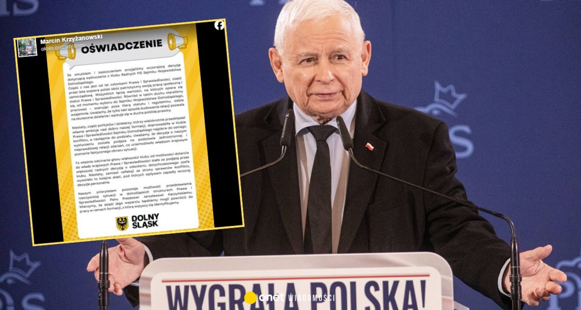 Jarosław Kaczyński wyrzucił ich z PiS. Teraz radni zabrali głos
