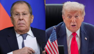 Siergiej Ławrow oskarża Zachód. "Trump jest pod presją europejskich jastrzębi"