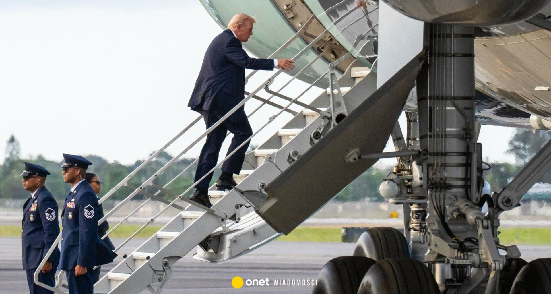 Podejrzane odkrycie w Palm Beach. Trump musiał szybko wsiąść do samolotu