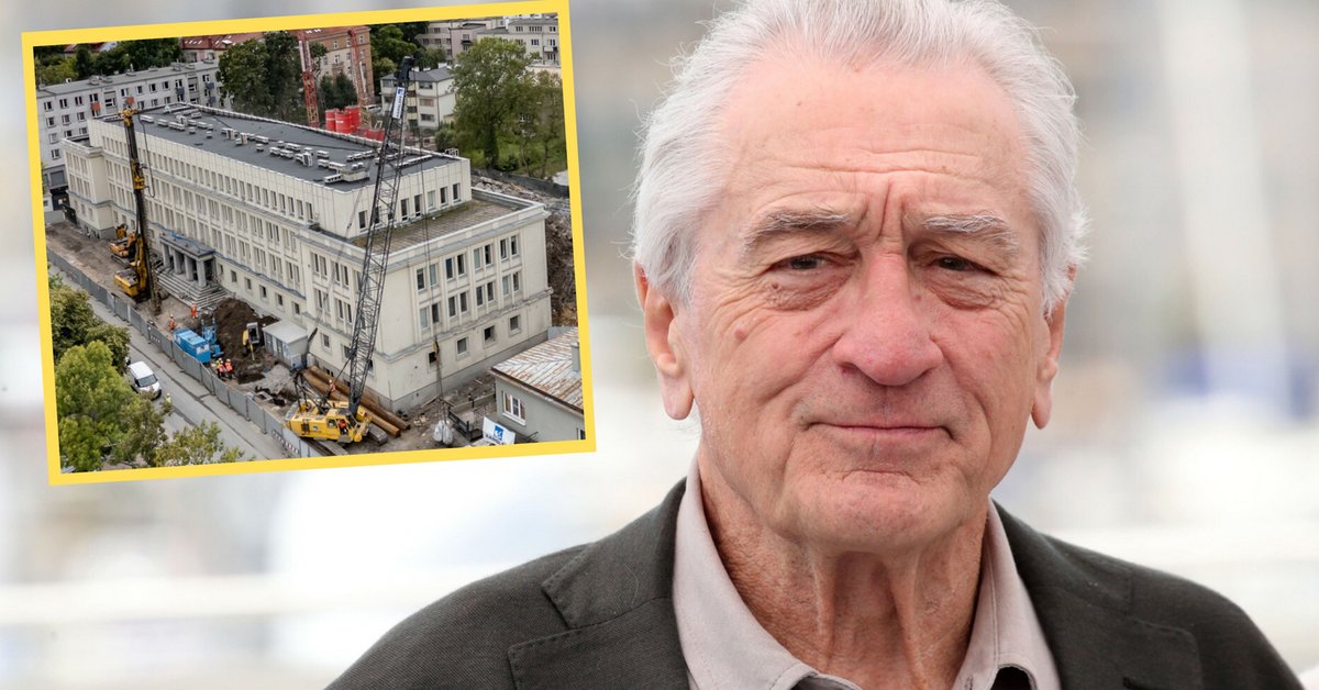 Robert De Niro - słynny aktor i współwłaściciel firmy, która chce budować hotel Nobu w Krakowie