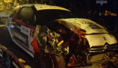 Wypadek na Rajdzie Wisły. Wezwano śmigłowiec LPR [FILM] - Remiza.pl – Polski Serwis Pożarniczy