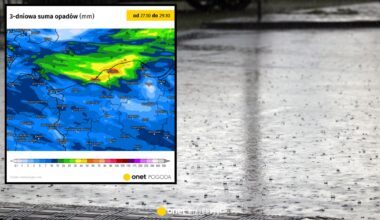 Ulewy zaatakują część Polski. Może spaść nawet 50 mm wody [MAPY]