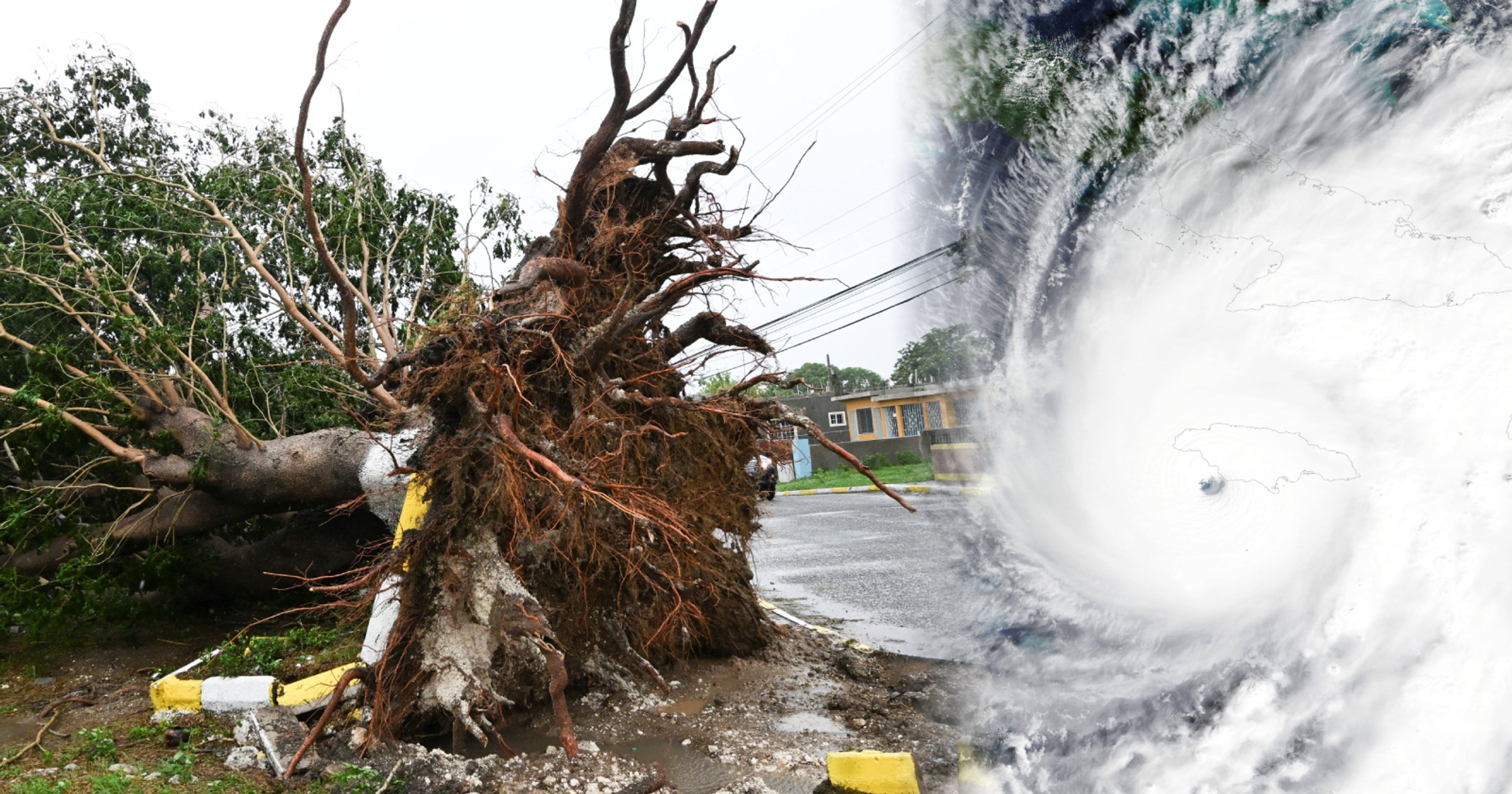 Zniszczenia na Jamajce wywołane huraganem Melissa