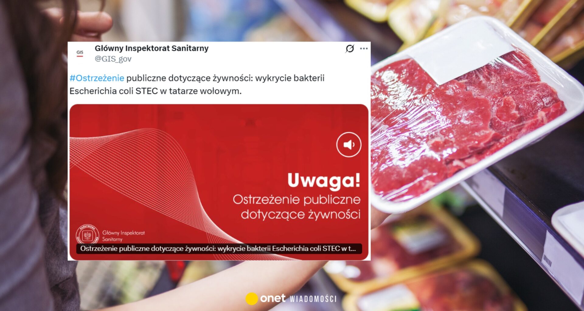 Ostrzeżenie GIS. Wykryto bakterie w mięsie popularnej firmy