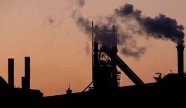 Zakład British Steel w Scunthorpe w Anglii, 12 kwietnia 2025 r.