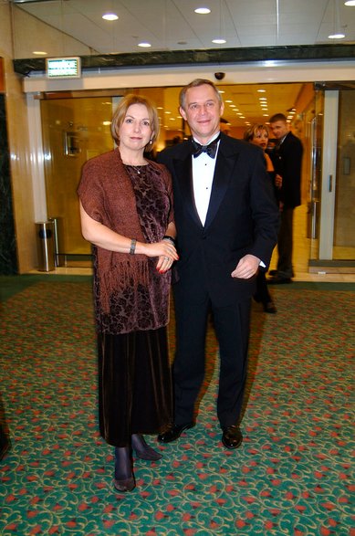 Marek Kondrat z żoną Iloną