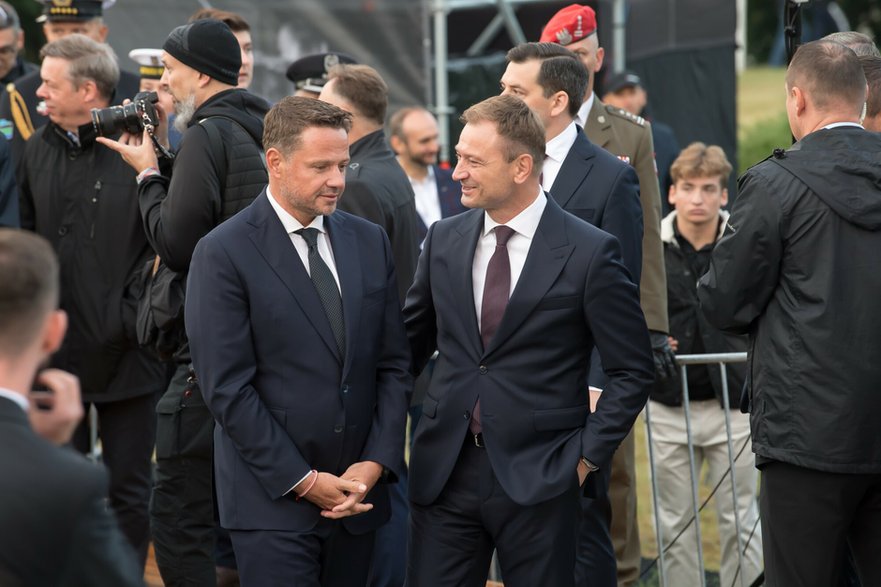 Rafał Trzaskowski i Sławomir Nitras, 9 września 2024 r.