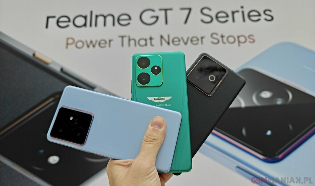 realme GT 7, realme GT 7T i realme GT 7 Dream w rękach gsmManiaKa na premierze w Paryżu